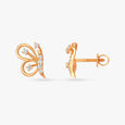 Enchanting Butterflies Diamond Stud Earrings 3