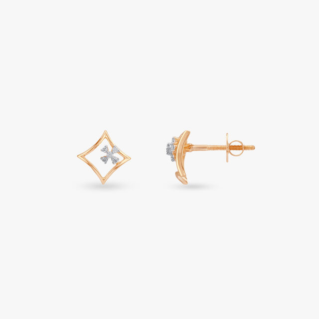 Prism Glow Diamond Pendant with Chain and Earrings Set 5