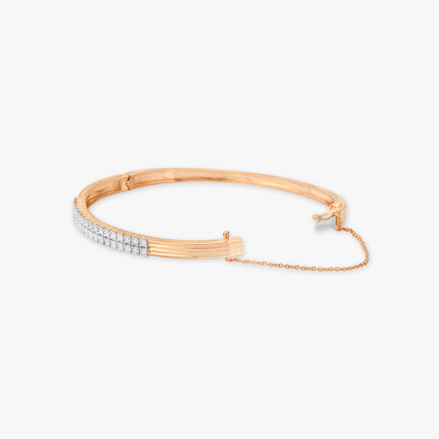 Linear Diamond Bangle 2