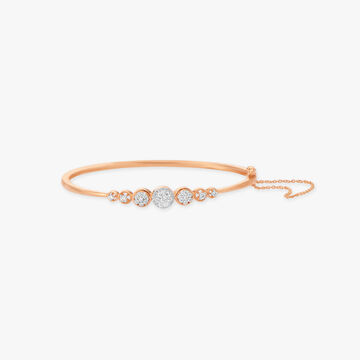 Floral Glory Diamond Bangle