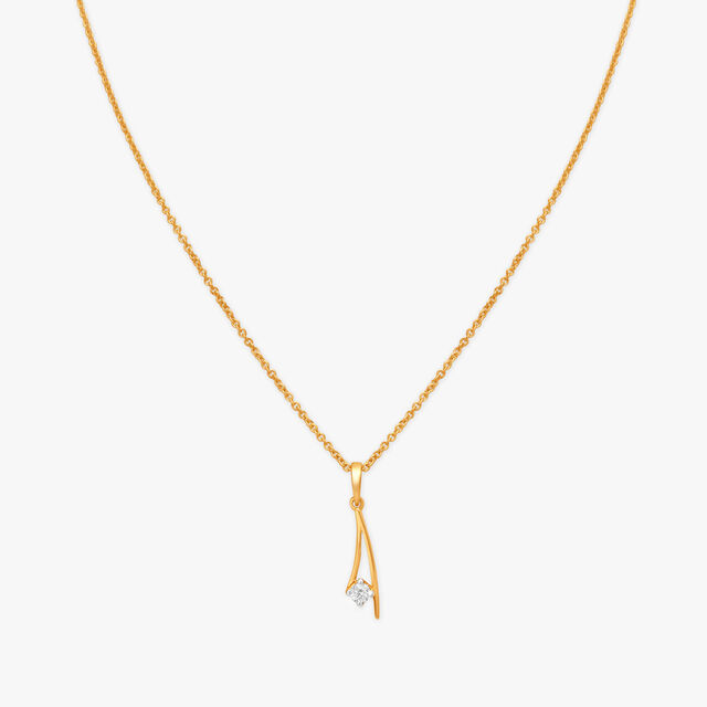Chic Abstract Diamond Pendant with Chain and Earrings Set 2