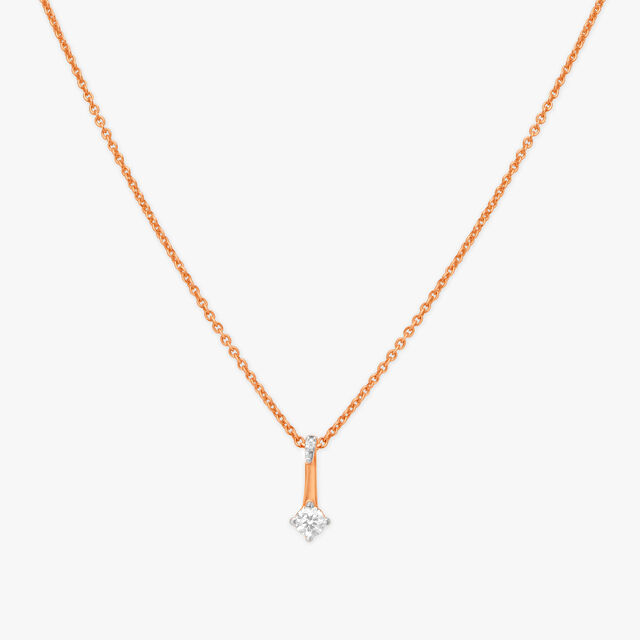 Sublime Petite Diamond Pendant with Chain and Earrings Set 2