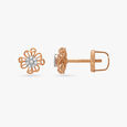 Artsy Flowers Diamond Pendant and Earrings Set 5