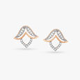 Dazzling Flower Diamond Pendant and Earrings Set 5