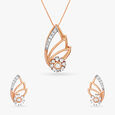 Nature's Beauty Diamond Pendant and Earrings Set,,hi-res 2