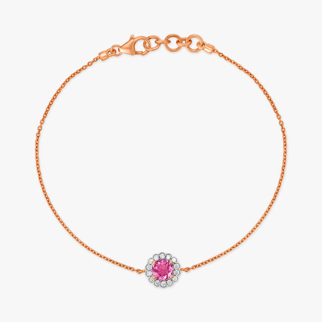 Pink Champagne Diamond Bracelet 2