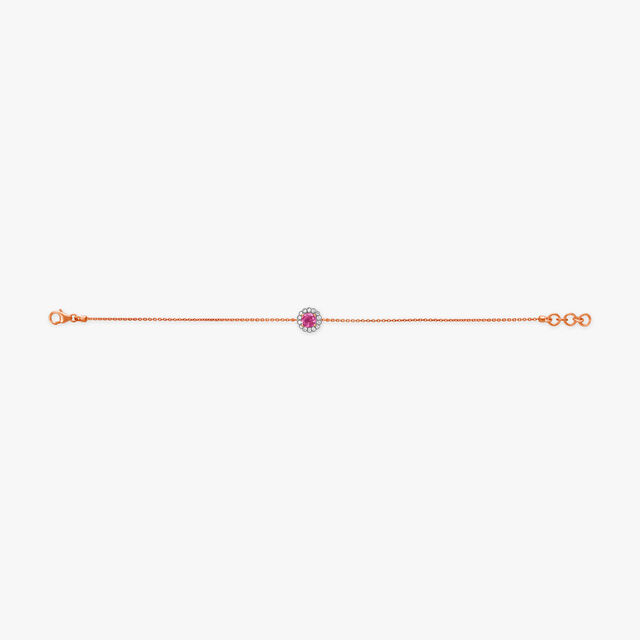 Pink Champagne Diamond Bracelet 3