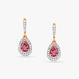 Make me Blush Diamond Drop Earrings 2