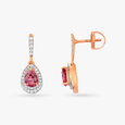Make me Blush Diamond Drop Earrings 3