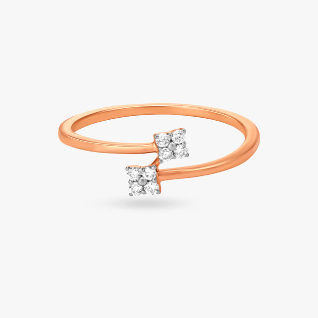 Dainty Charm Diamond Ring 2