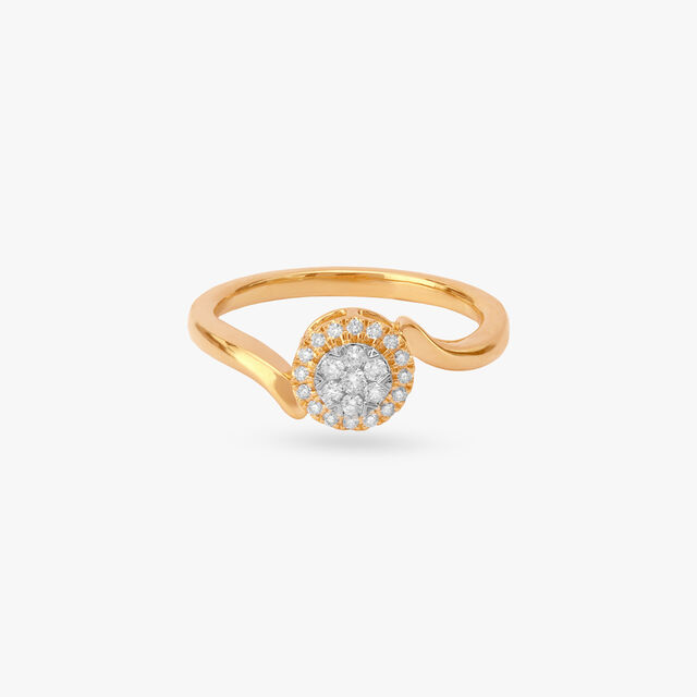 Sunhalo Wave Diamond Ring