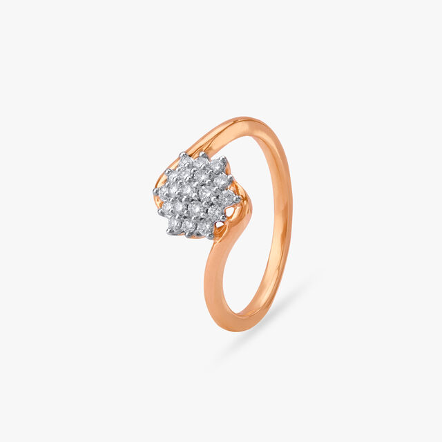 Bloom Twist Diamond Ring 