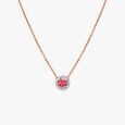 A Pink Drop Diamond Necklace 2