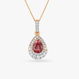 Warm Glow Diamond Pendant 2