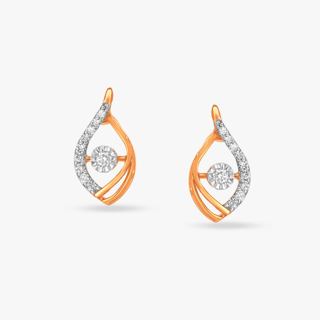 Petite Sparkle Diamond Stud Earrings 
