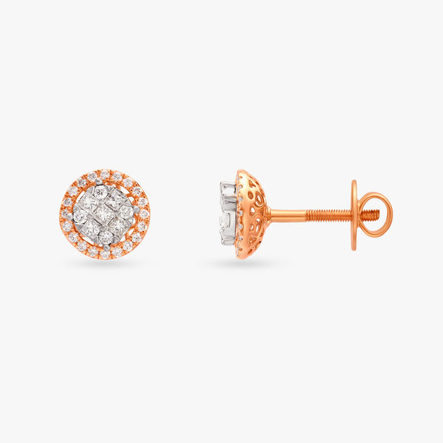 Halo Diamond Stud Earrings 2