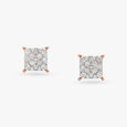Timeless Allure Diamond Stud Earrings 