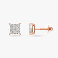 Timeless Allure Diamond Stud Earrings 2