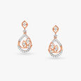 Teardrop Diamond Pendant and Earrings Set 4