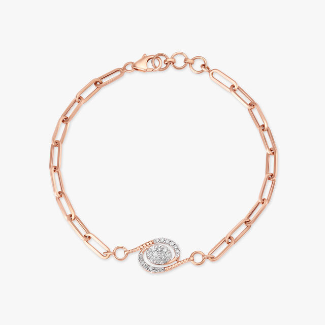 Stylish Cluster Diamond Bracelet 3
