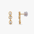 Geometric Radiance Diamond Drop Earrings 2