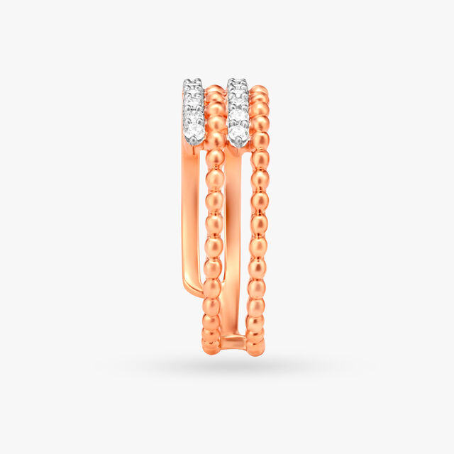Eclectic Stripes Diamond Ring