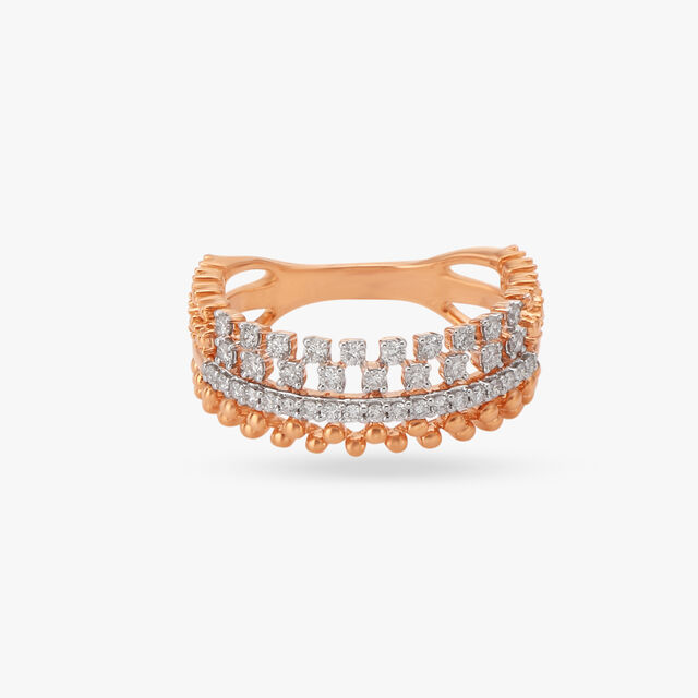 Bejewelled Harmony Diamond Finger Ring
