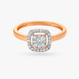 Surreal Geometric Diamond Ring 2