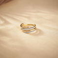 Elegant Layers Diamond Ring 