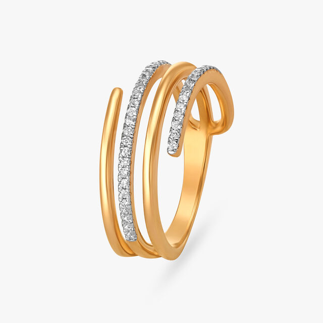 Elegant Layers Diamond Ring 3