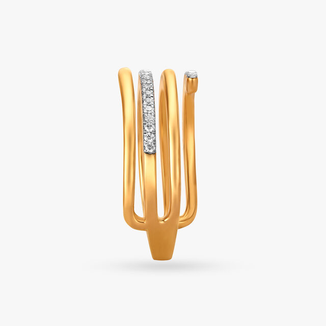 Elegant Layers Diamond Ring 5