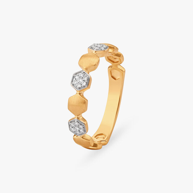 Textured Shimmers Finger Ring
