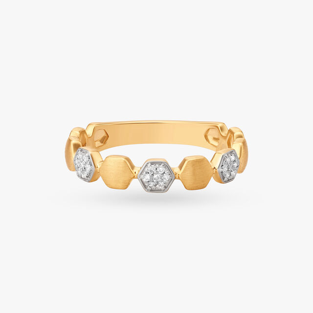 Textured Shimmers Finger Ring