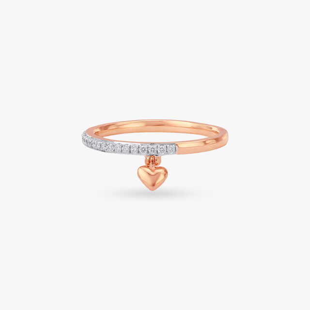 Charm Beam Diamond Ring