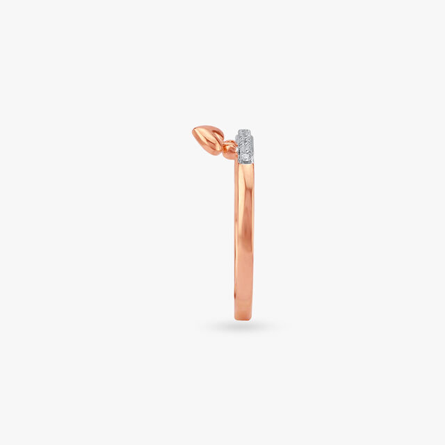 Charm Beam Diamond Ring