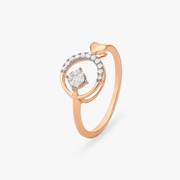 Heart of Gold Finger Ring