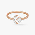 Dainty Moondrop Diamond Ring 2