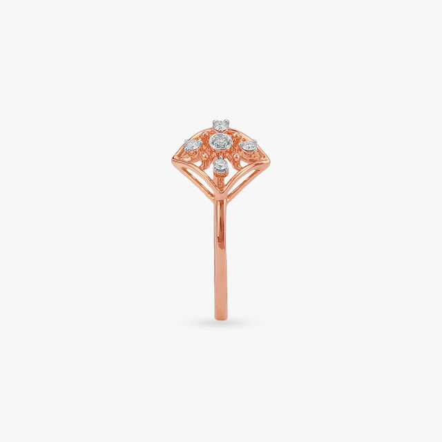 Floral Frame Diamond Ring