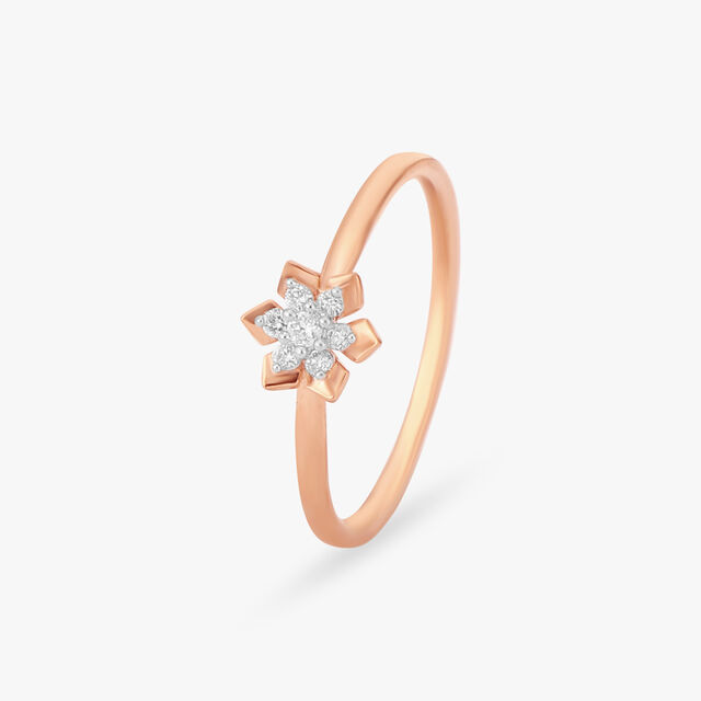 Floral Sonata Diamond Finger Ring
