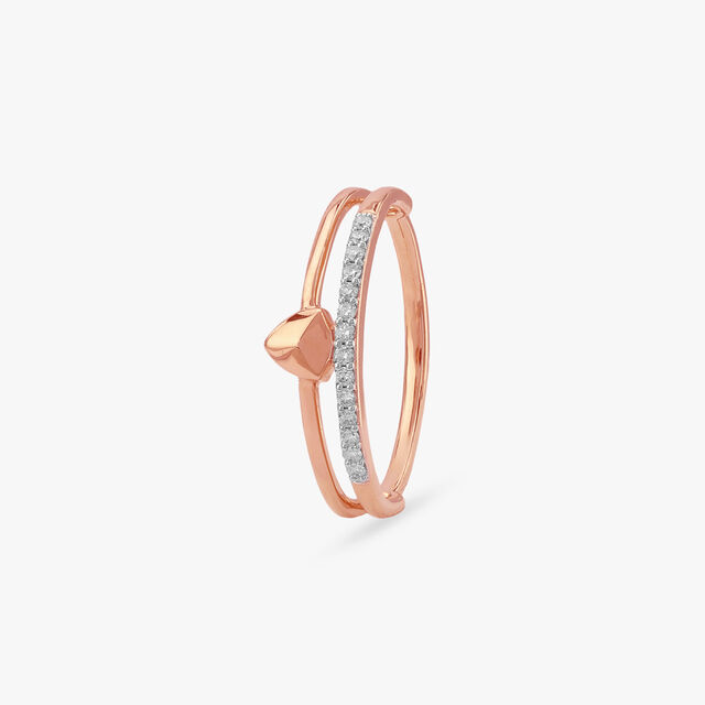Blush Beam Diamond Ring