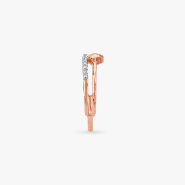 Blush Beam Diamond Ring
