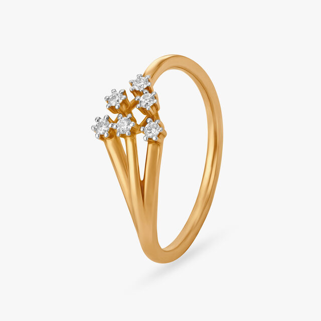 Triangle Lattice Diamond Ring