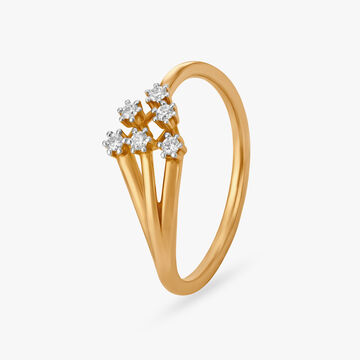 Triangle Lattice Diamond Ring