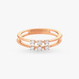 Dual Delight Diamond Finger Ring 2