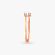 Dual Delight Diamond Finger Ring 3