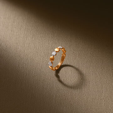 Bold Geometric Diamond Ring