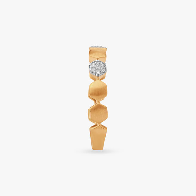 Bold Geometric Diamond Ring 4