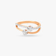 Pretty Floral Diamond Finger Ring 2