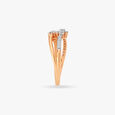 Pretty Floral Diamond Finger Ring 3