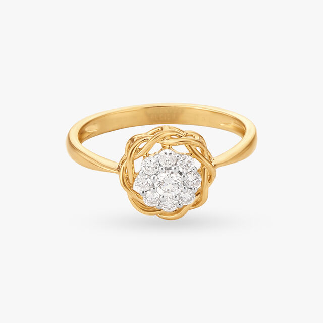 Charismatic Flower Diamond Finger Ring